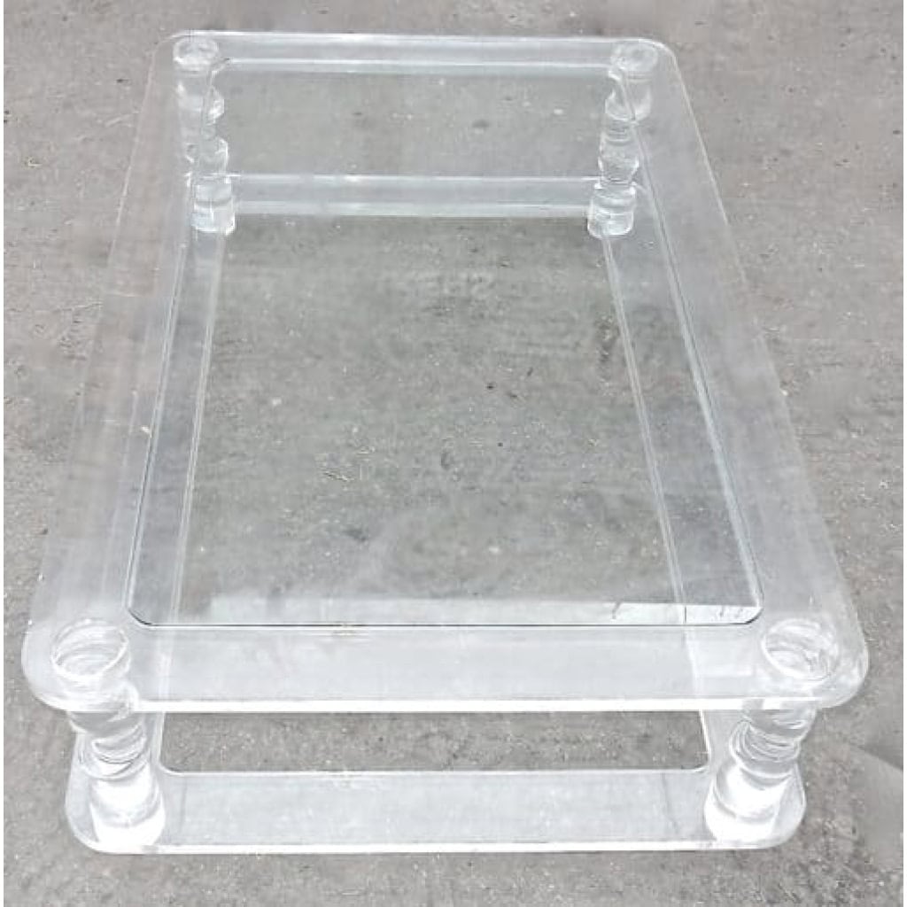 1970′ Table Basse Altuglas ROMEO 0m90X1m80 Modèle “MIRAGE”
