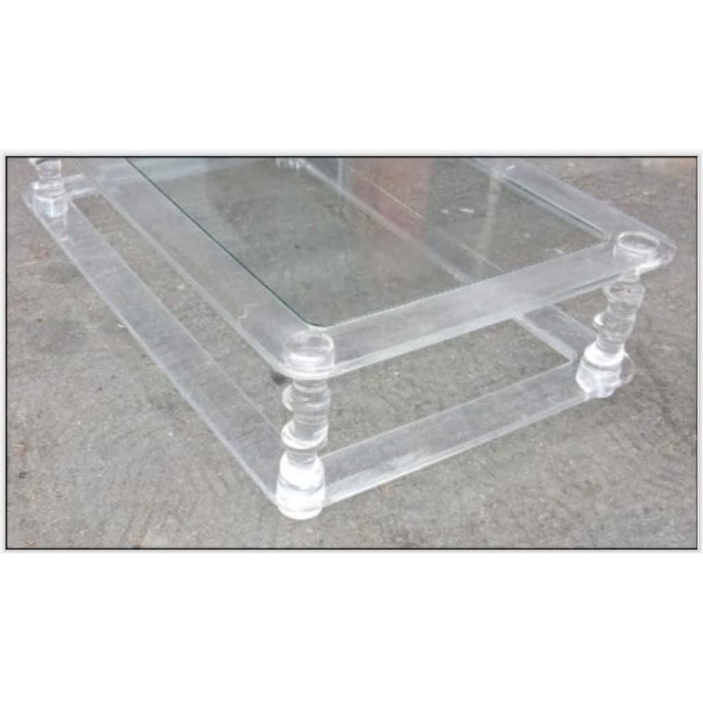 1970′ Table Basse Altuglas ROMEO 0m90X1m80 Modèle “MIRAGE”