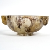 Coupe « Anses Frises Triangles » pâte de verre polychrome François DECORCHEMONT | Biron ||||||||||