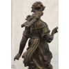 1890′ Statue Bronze Femme Signée Moreau | Biron 1890′ Statue Bronze Femme Signée Moreau