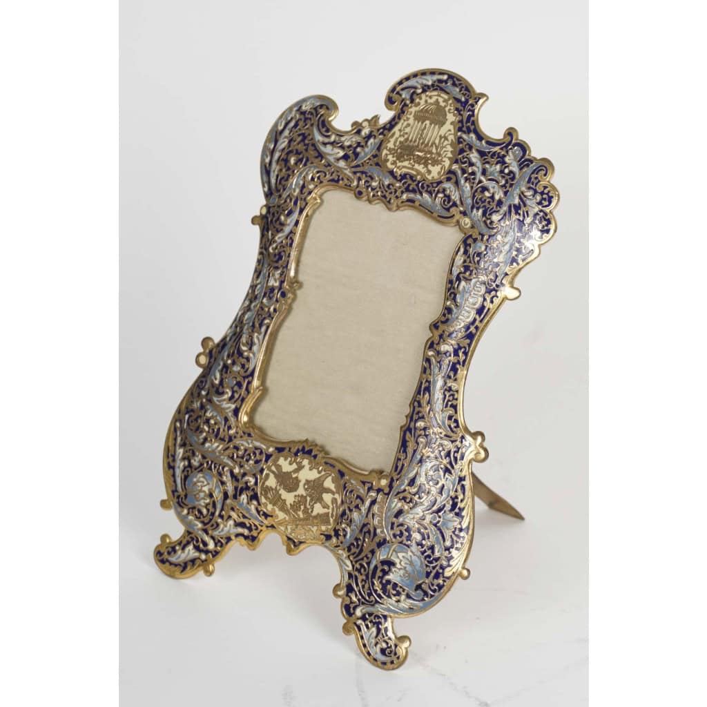 Un Cadre Photo En Bronze Cloisonné Fin XIXème Siècle | Biron ||||||||