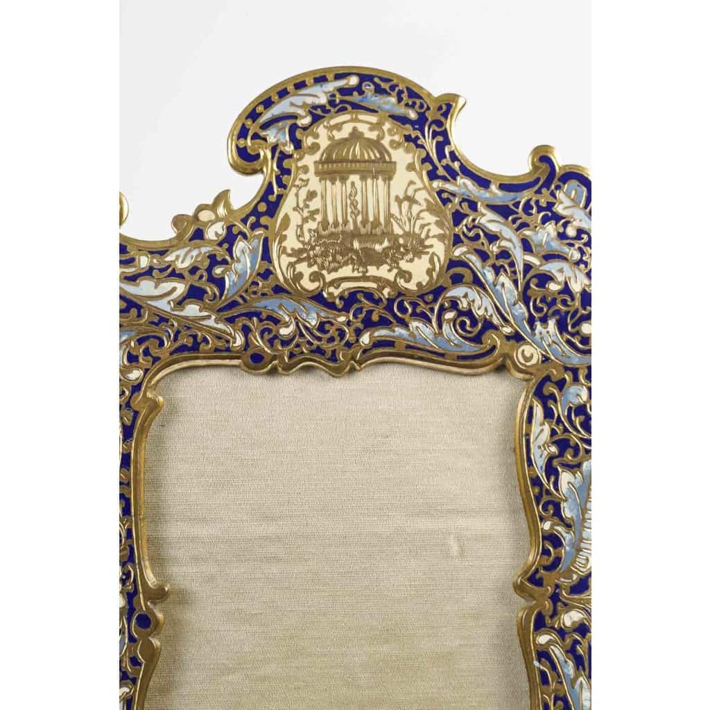 Un Cadre Photo En Bronze Cloisonné Fin XIXème Siècle | Biron Un Cadre Photo En Bronze Cloisonné Fin XIXème Siècle