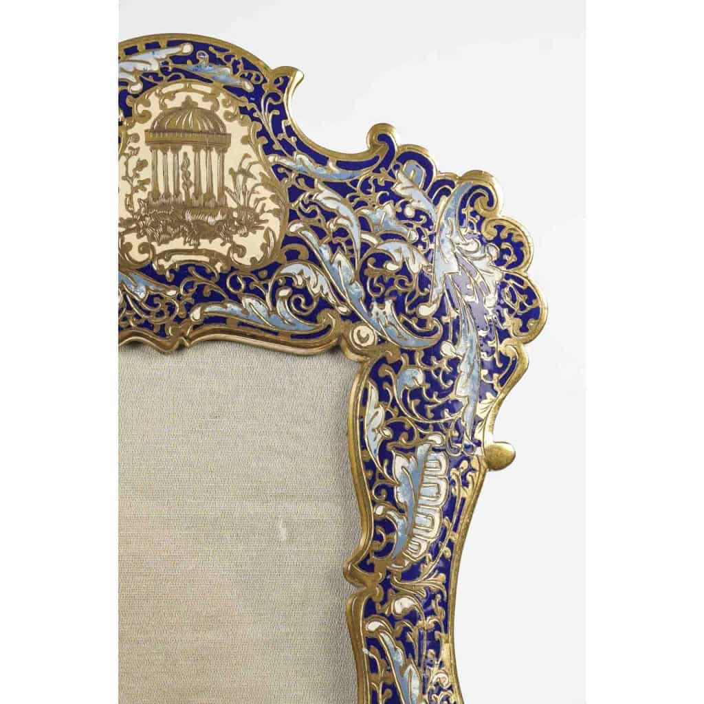 Un Cadre Photo En Bronze Cloisonné Fin XIXème Siècle | Biron Un Cadre Photo En Bronze Cloisonné Fin XIXème Siècle