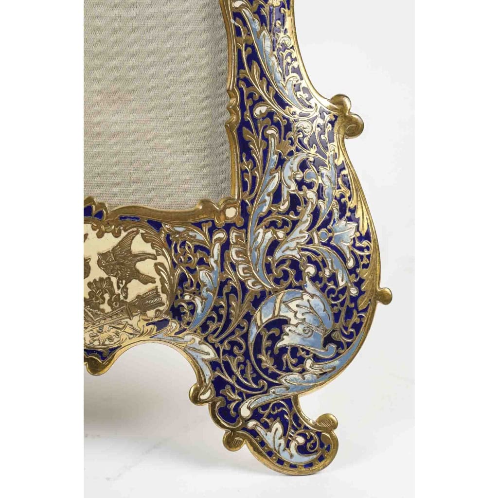 Un Cadre Photo En Bronze Cloisonné Fin XIXème Siècle | Biron Un Cadre Photo En Bronze Cloisonné Fin XIXème Siècle