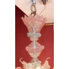 1970′ Lustre Murano Bleu et Rose | Biron 1970′ Lustre Murano Bleu et Rose