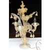 1950/70′ Chandelier en Cristal Murano à Feuilles d’Or | Biron |||||||||