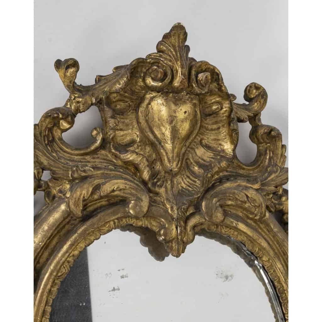 Carved and gilded wooden mirror frame | Biron Carved and gilded wooden mirror frame