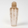 Flacon « Maoni » verre blanc patiné sépia de René LALIQUE pour Volnay | Biron |||||||