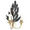 1960 Paire d’appliques « Feuille De Chêne » Maison Honoré | Biron 1960 Paire d'appliques « Feuille De Chêne » Maison Honoré