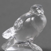 Cachet « Moineau » verre blanc de René LALIQUE | Biron Cachet "Moineau" verre blanc de René LALIQUE