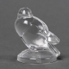 Cachet « Moineau » verre blanc de René LALIQUE | Biron Cachet "Moineau" verre blanc de René LALIQUE