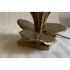 1970′ Lampe aux Roseaux Style Maison Jansen Laiton