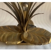 1970′ Lampe aux Roseaux Style Maison Jansen Laiton