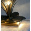 1970′ Lampe aux Roseaux Style Maison Jansen Laiton
