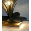 1970′ Lampe aux Roseaux Style Maison Jansen Laiton