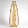 Vase « Quatre Groupes de Lézards » verre blanc patiné sépia de René LALIQUE | Biron ||||||