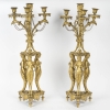 Pair de chandelier attribué à François Remond 1775-1780 h:70cm en bronze doré et bien ciselé . | Biron |||||||||