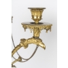 Pair de chandelier attribué à François Remond 1775-1780 h:70cm en bronze doré et bien ciselé . | Biron Pair de chandelier attribué à François Remond 1775-1780 h:70cm en bronze doré et bien ciselé .