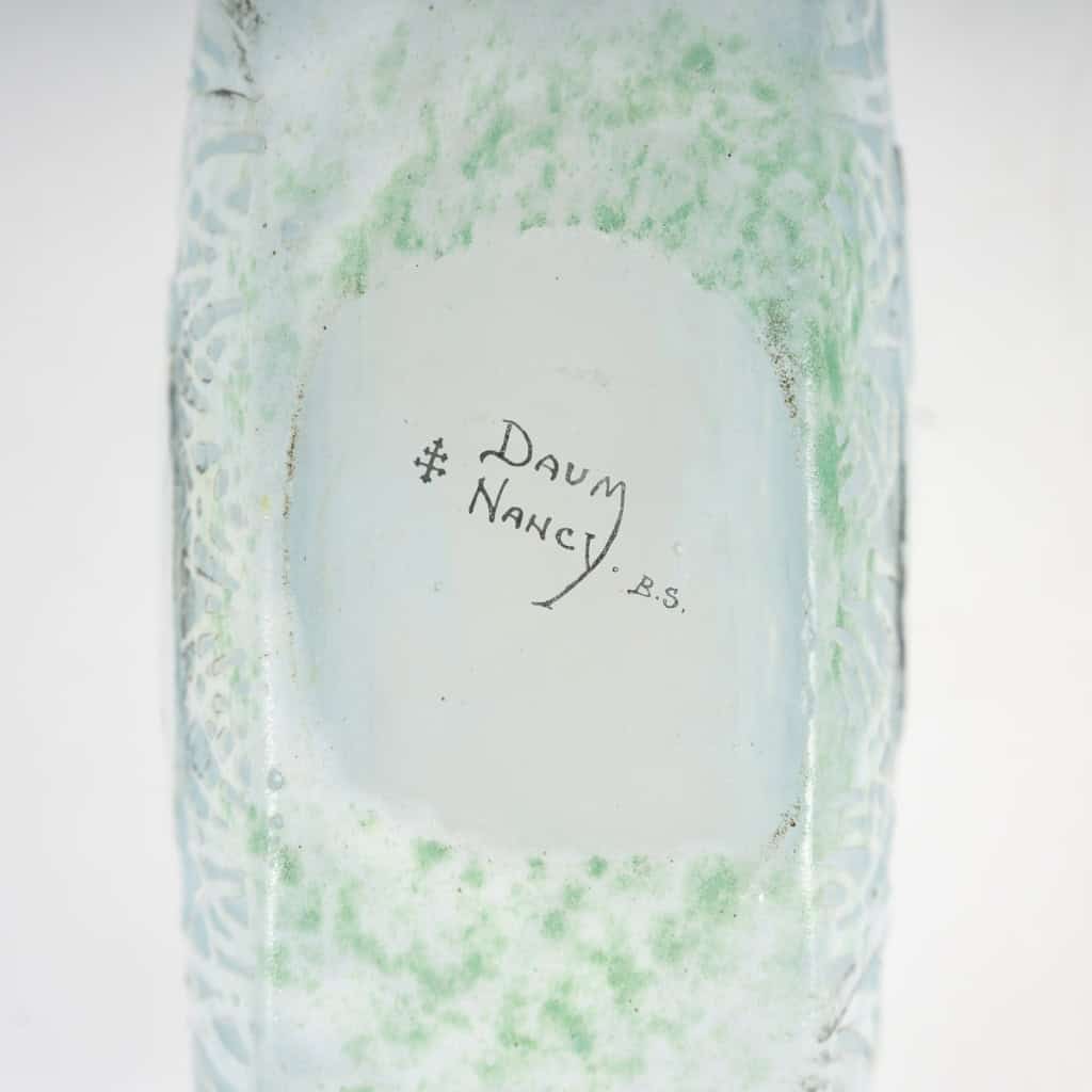 Daum Nancy – Rare Vase De Forme Jardinière à Décor De Cygne, Pâte De Verre Art Nouveau | Biron Daum Nancy - Rare Vase De Forme Jardinière à Décor De Cygne, Pâte De Verre Art Nouveau