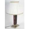 Lampe à poser, boulier en bois laqué et métal, 1960.