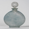 Flacon « Telline » verre blanc patiné bleu de René LALIQUE | Biron ||||||||