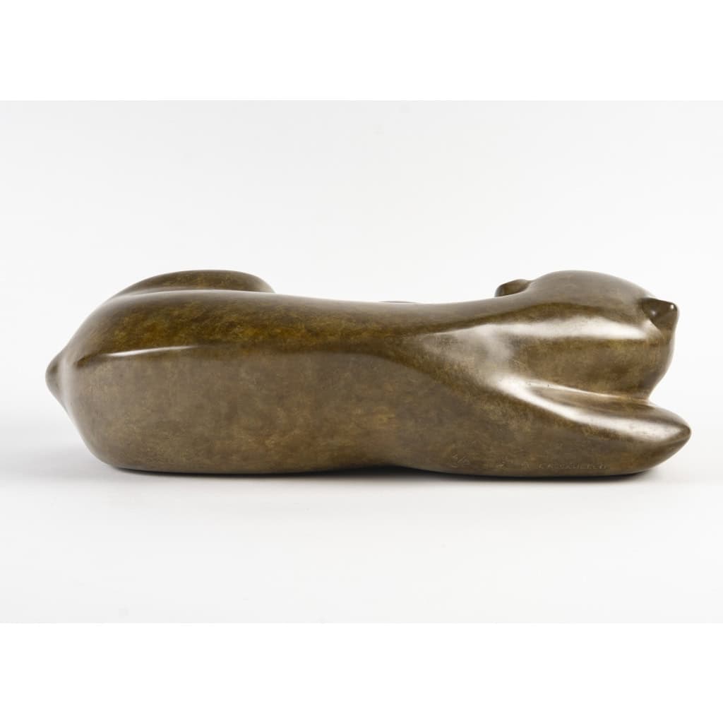 Angela Cassanello 1921-2003 Bronze, Le Félin | Biron Angela Cassanello 1921-2003 Bronze, Le Félin