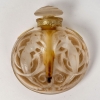Flacon « Naïades » verre blanc patiné sépia de René LALIQUE | Biron Flacon "Naïades" verre blanc patiné sépia de René LALIQUE