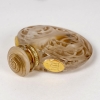 Flacon « Naïades » verre blanc patiné sépia de René LALIQUE | Biron Flacon "Naïades" verre blanc patiné sépia de René LALIQUE