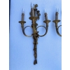 1900′ Paire d’Appliques Style Louis 16 Bronze Doré Aux Cors De Chasse Signée Jansen | Biron 1900′ Paire d’Appliques Style Louis 16 Bronze Doré Aux Cors De Chasse Signée Jansen
