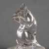 Cachet "Souris" verre blanc de René LALIQUE