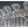 Paire De Plafonniers En Laiton Nickelé, à Pampilles En Cristal | Biron Paire De Plafonniers En Laiton Nickelé, à Pampilles En Cristal