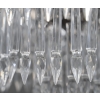 Paire De Plafonniers En Laiton Nickelé, à Pampilles En Cristal | Biron Paire De Plafonniers En Laiton Nickelé, à Pampilles En Cristal
