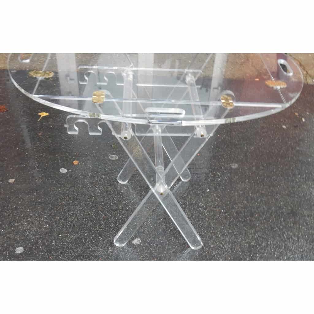 1970′ Table de Marine Altuglas à Hauteur Réglable