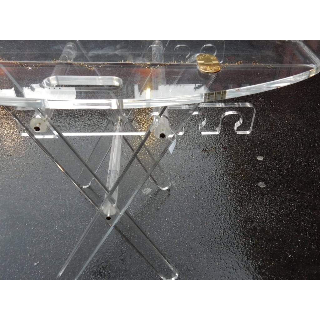 1970′ Table de Marine Altuglas à Hauteur Réglable