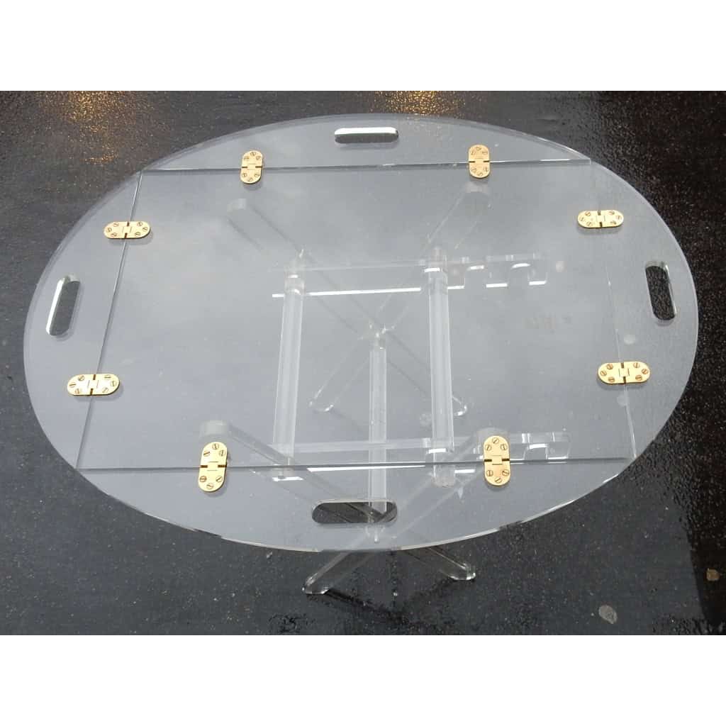 1970′ Table de Marine Altuglas à Hauteur Réglable