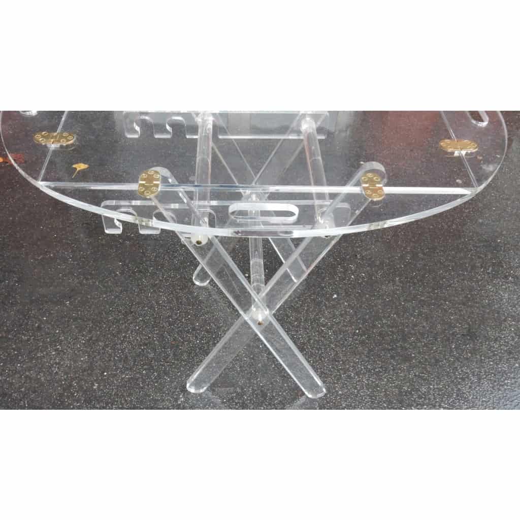 1970′ Table de Marine Altuglas à Hauteur Réglable