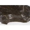 Sculpture en bronze patiné, cerf et chien de chasse, XIXème siècle. | Biron Sculpture en bronze patiné, cerf et chien de chasse, XIXème siècle.