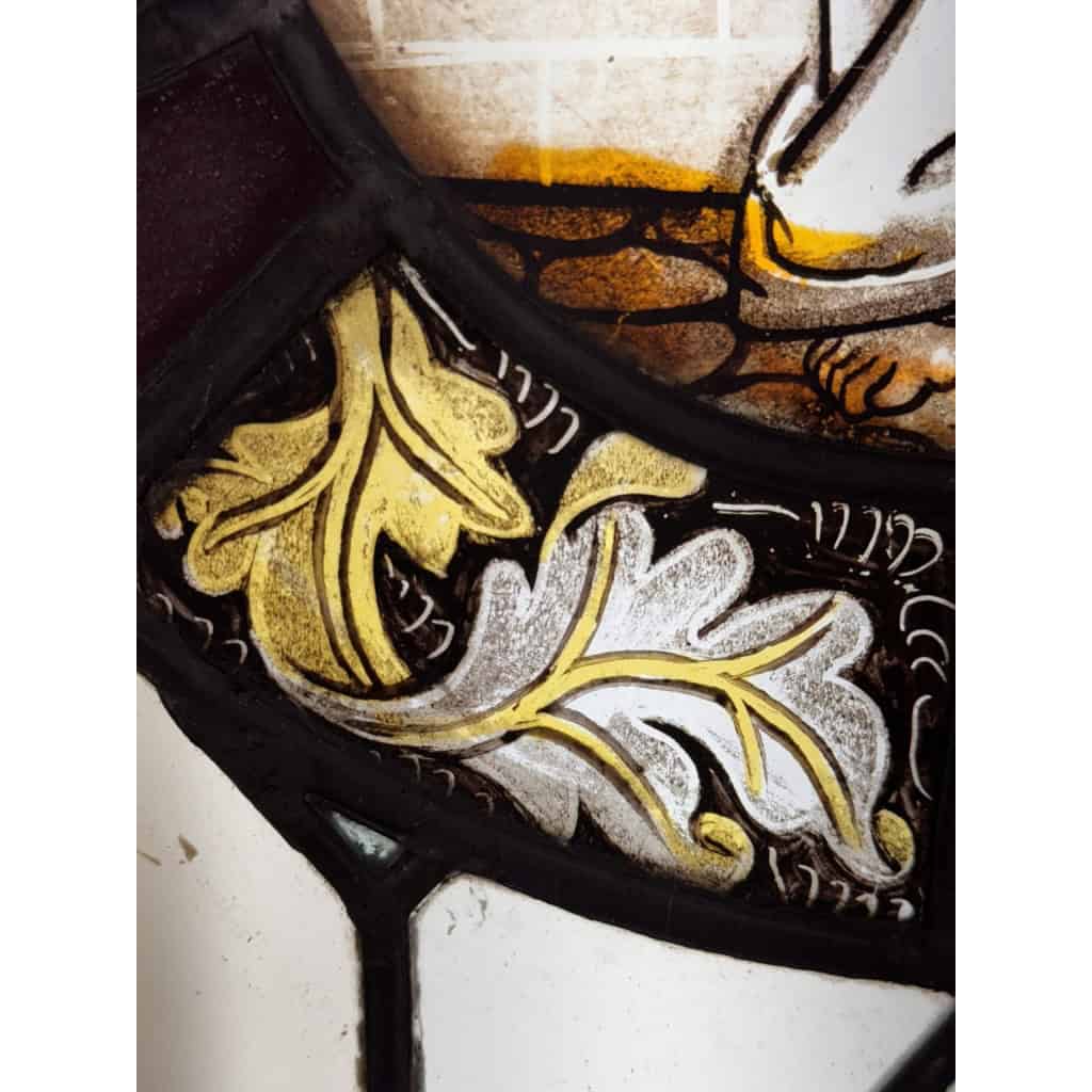 Vitrail Saint Pierre XVe (37 x 31 cm) | Biron Vitrail Saint Pierre XVe (37 x 31 cm)