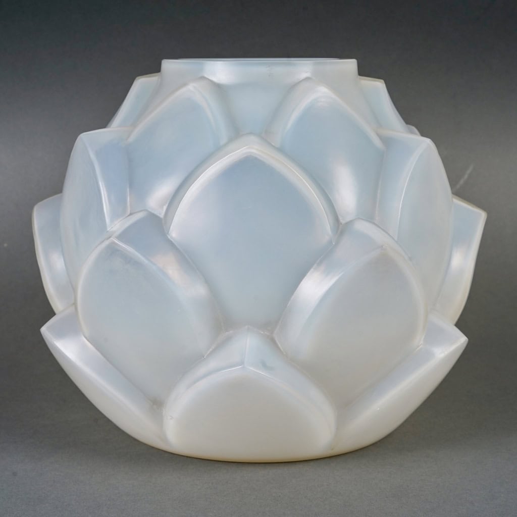 Vase « Armorique » verre opalescent de René LALIQUE | Biron ||||||