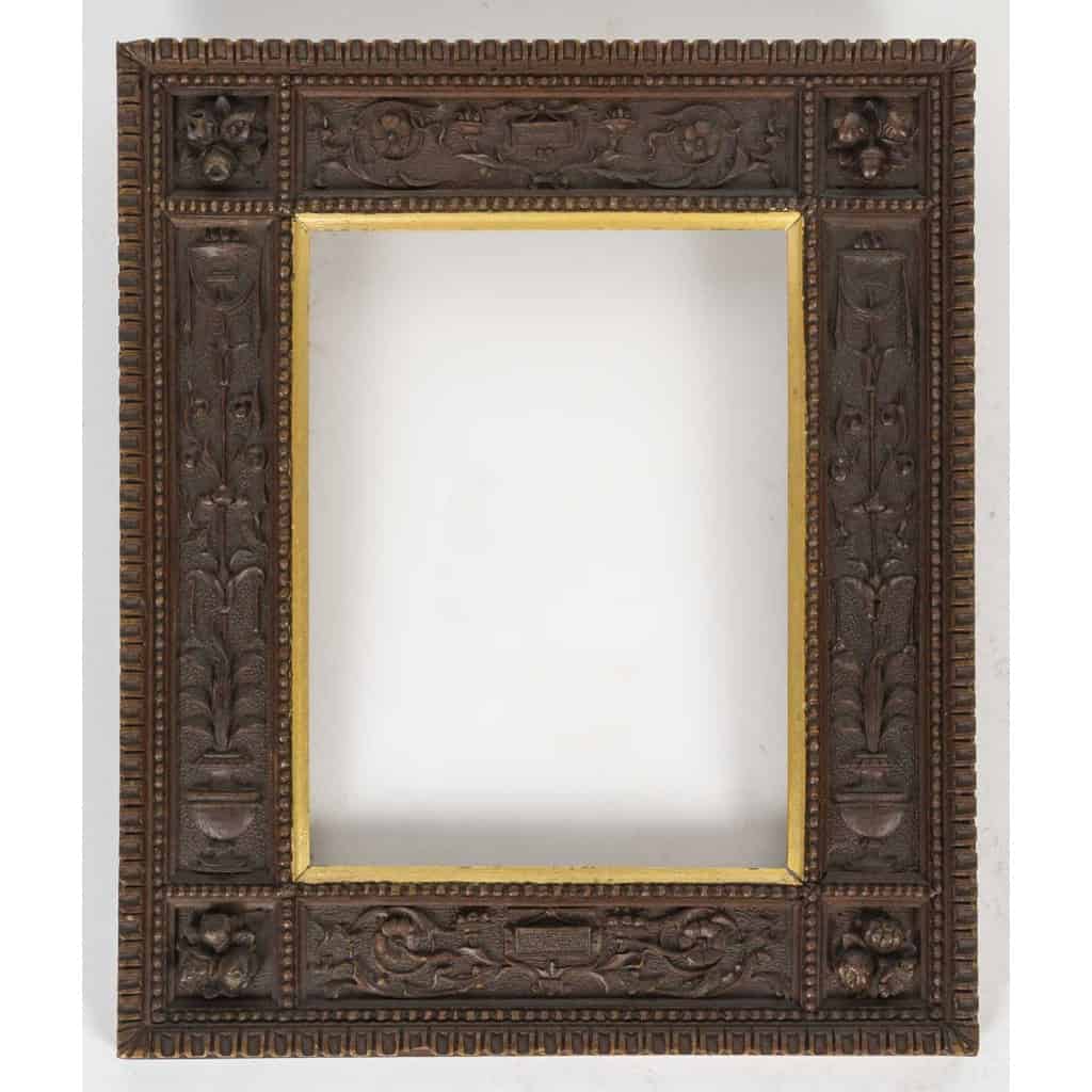 Vintage Italian carved wooden frame XIXth century | Biron ||||||