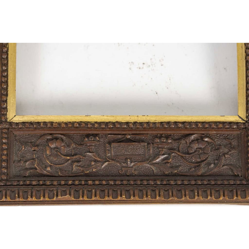 Vintage Italian carved wooden frame XIXth century | Biron Italian carved wooden frame from the period XIXth century