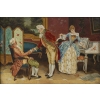 Une Paire De Tableaux Scènes Galante époque Napoleon III | Biron Une Paire De Tableaux Scènes Galante époque Napoleon III