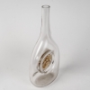 Carafe « Hannetons » verre blanc patiné sépia de René LALIQUE | Biron Carafe "Hannetons" verre blanc patiné sépia de René LALIQUE