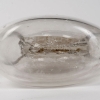 Carafe « Hannetons » verre blanc patiné sépia de René LALIQUE | Biron Carafe "Hannetons" verre blanc patiné sépia de René LALIQUE