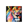 Peinture d’un lion, peinture acrylic, XXIème Siècle. | Biron Peinture d’un lion, peinture acrylic, XXIème Siècle.