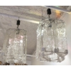1950′ Paire de Lustres Venini en Forme de Cage Cristal de Murano | Biron ||||||||
