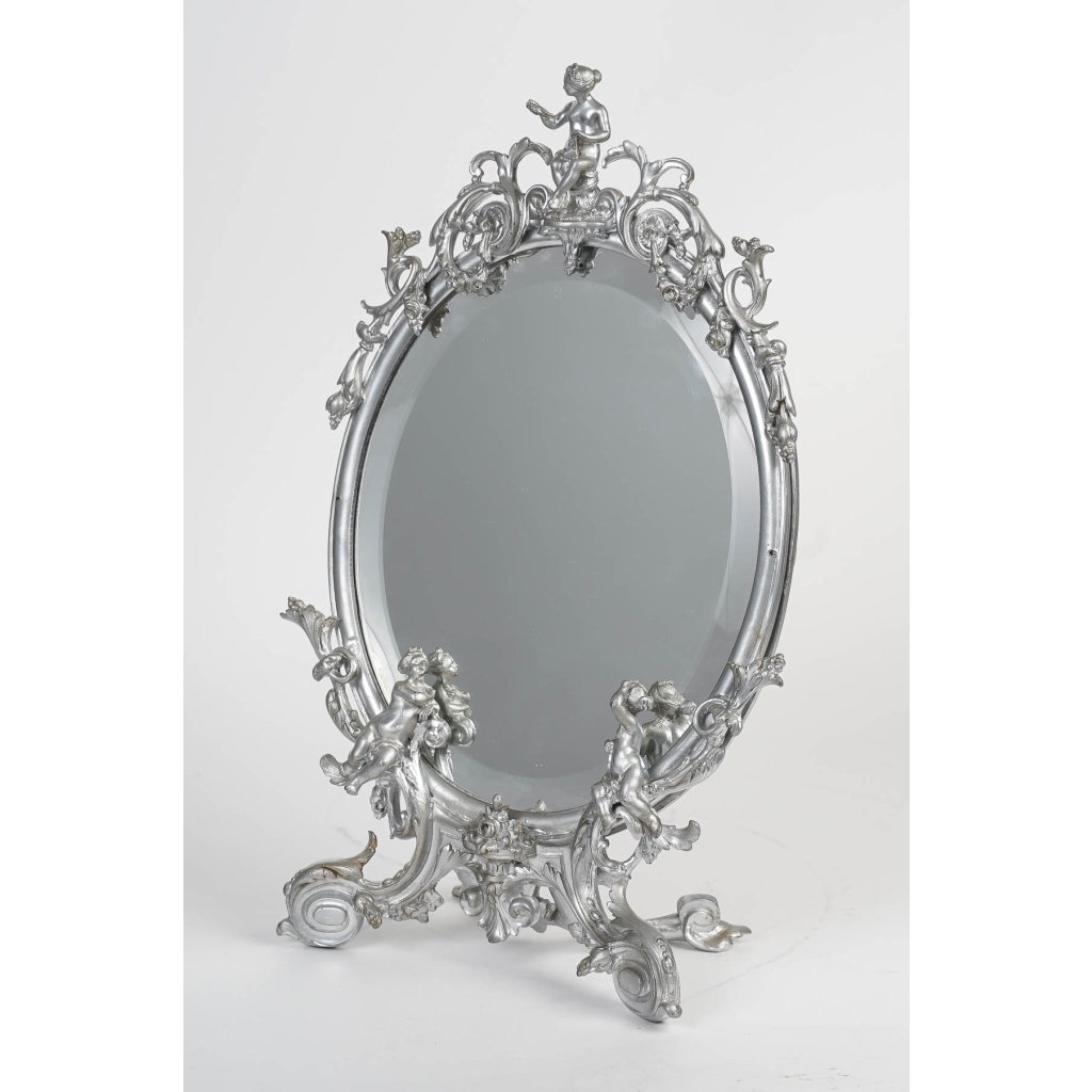 Une paire de miroirs de table époque Napoleon III | Biron Une paire de miroirs de table époque Napoleon III