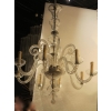 1900/20′ Lustre Cristal 8 Bras et 8 Crosses