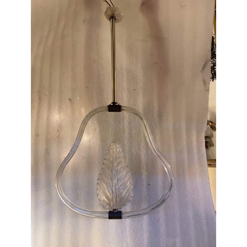 1950’ Lustre Cage Barovier e Toso Feuillage | Biron 1950’ Lustre Cage Barovier e Toso Feuillage