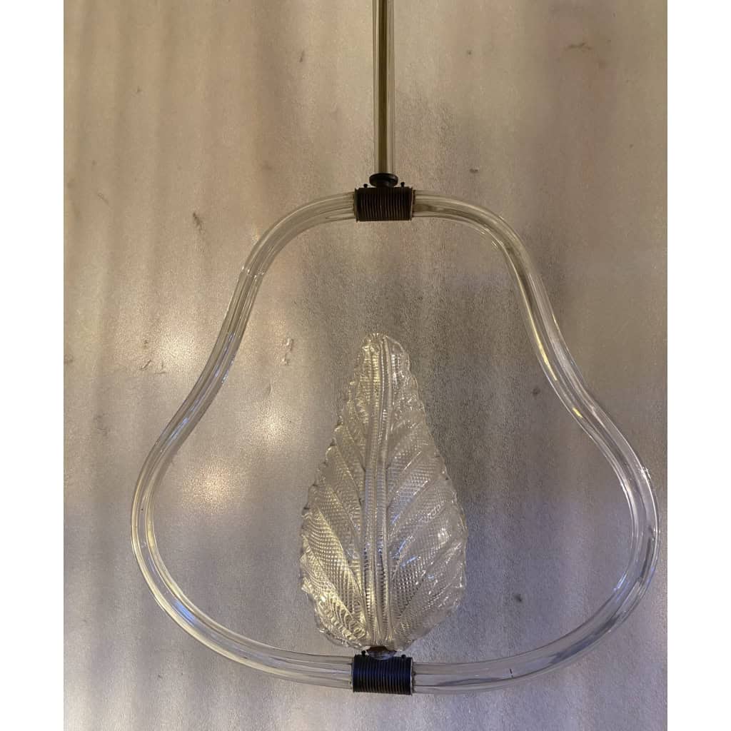1950’ Lustre Cage Barovier e Toso Feuillage | Biron 1950’ Lustre Cage Barovier e Toso Feuillage